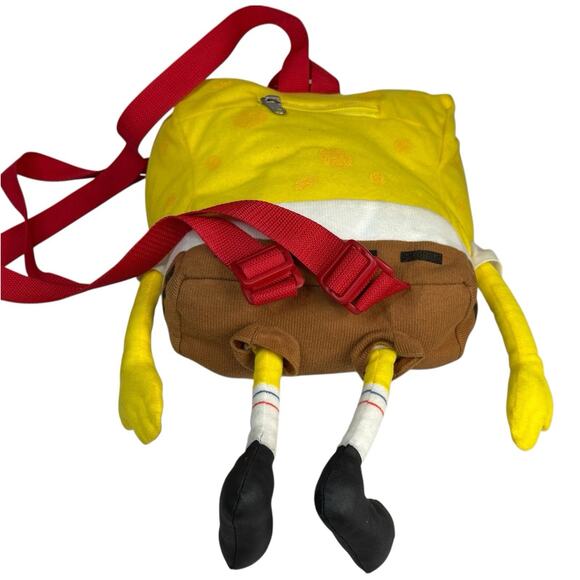 VTG 2003 SpongeBob SquarePants Stuffed Plush Bag Backpack 10" Nickelodeon Y2K - Picture 10 of 16